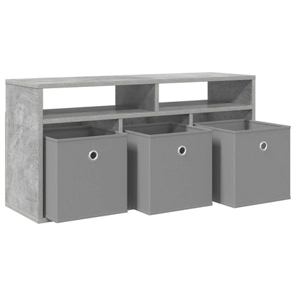 Lowboard con cassetto Grigio cemento 87 x 27,5 x 43 cm | homemem39