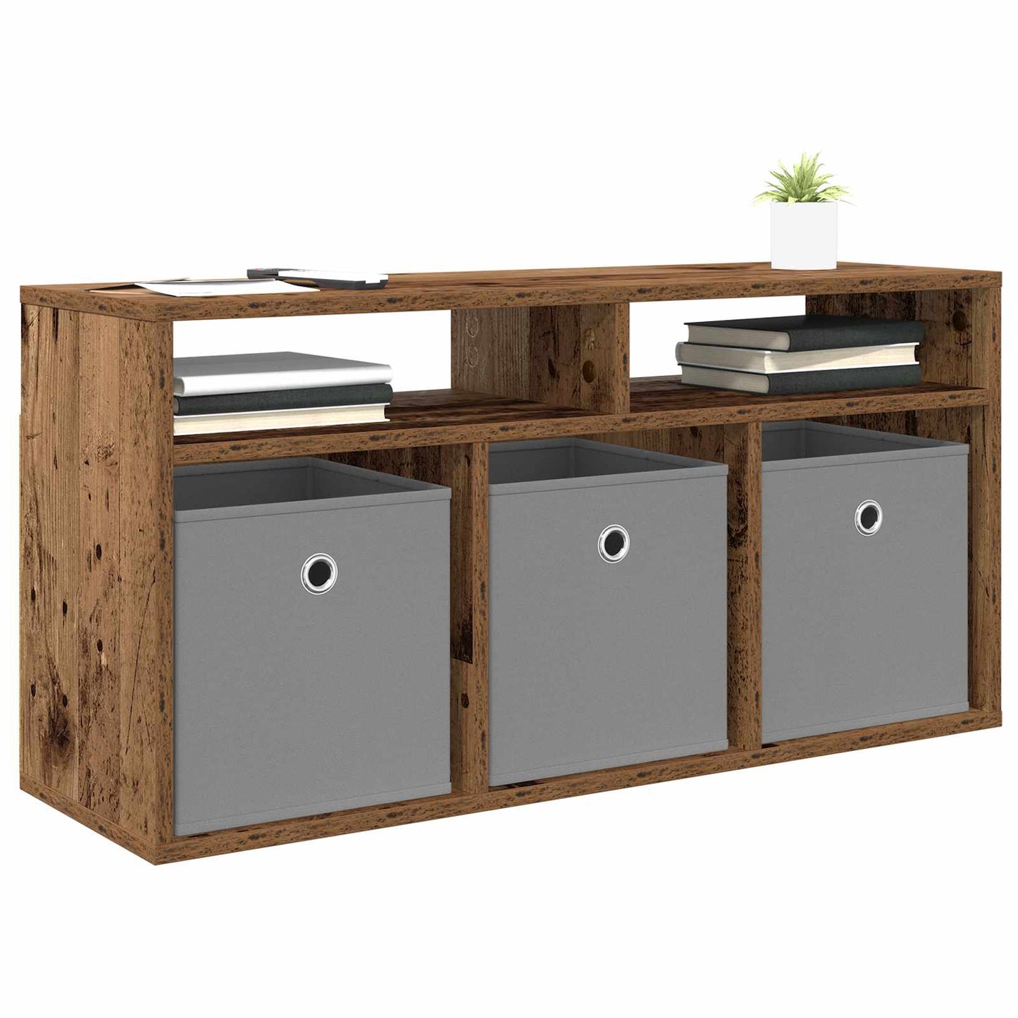 Lowboard con cassetto Legno vecchio 87 x 27,5 x 43 cm