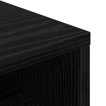 Lowboard con cassetto Rovere Nero 102 x 32 x 48,5 cm