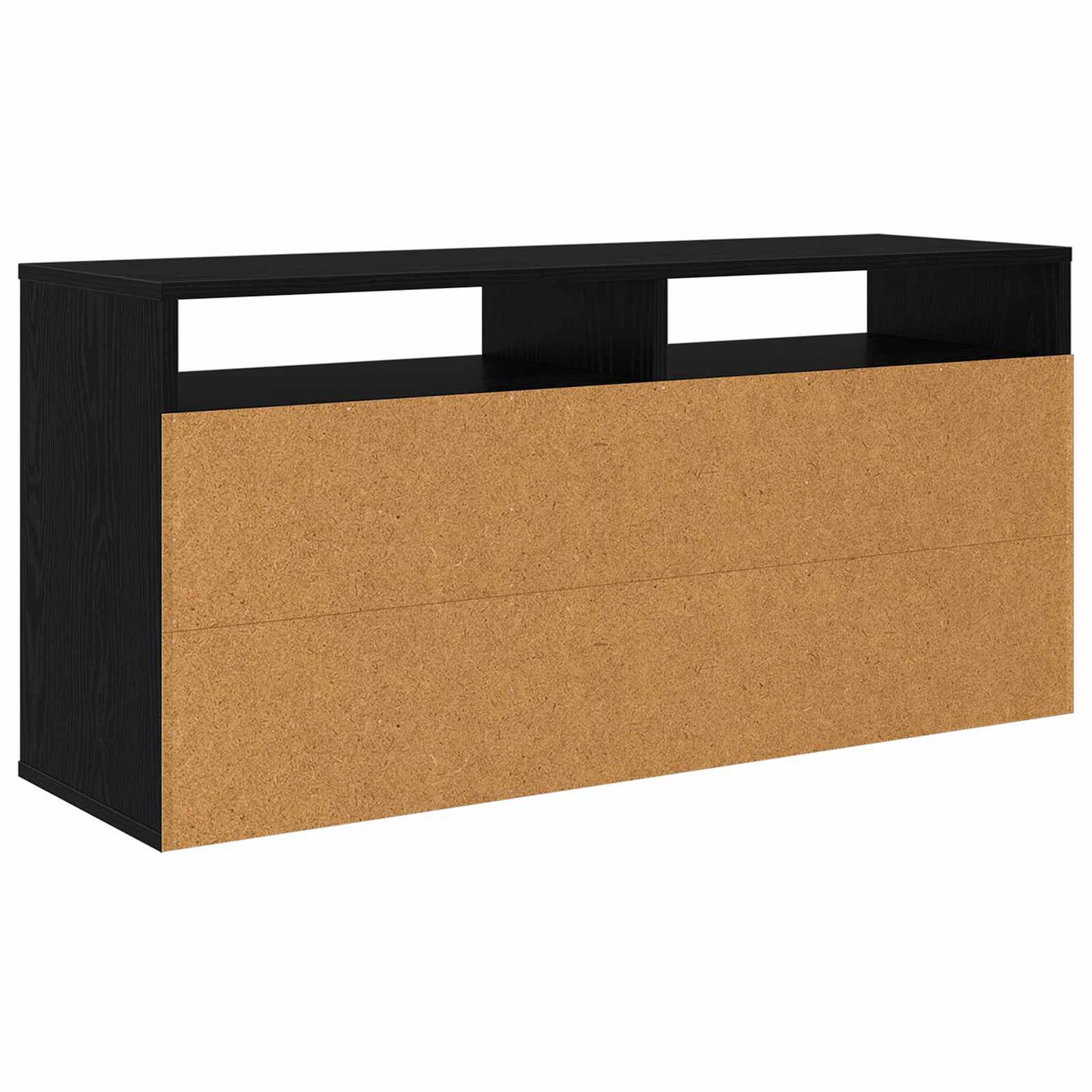 Lowboard con cassetto Rovere Nero 102 x 32 x 48,5 cm