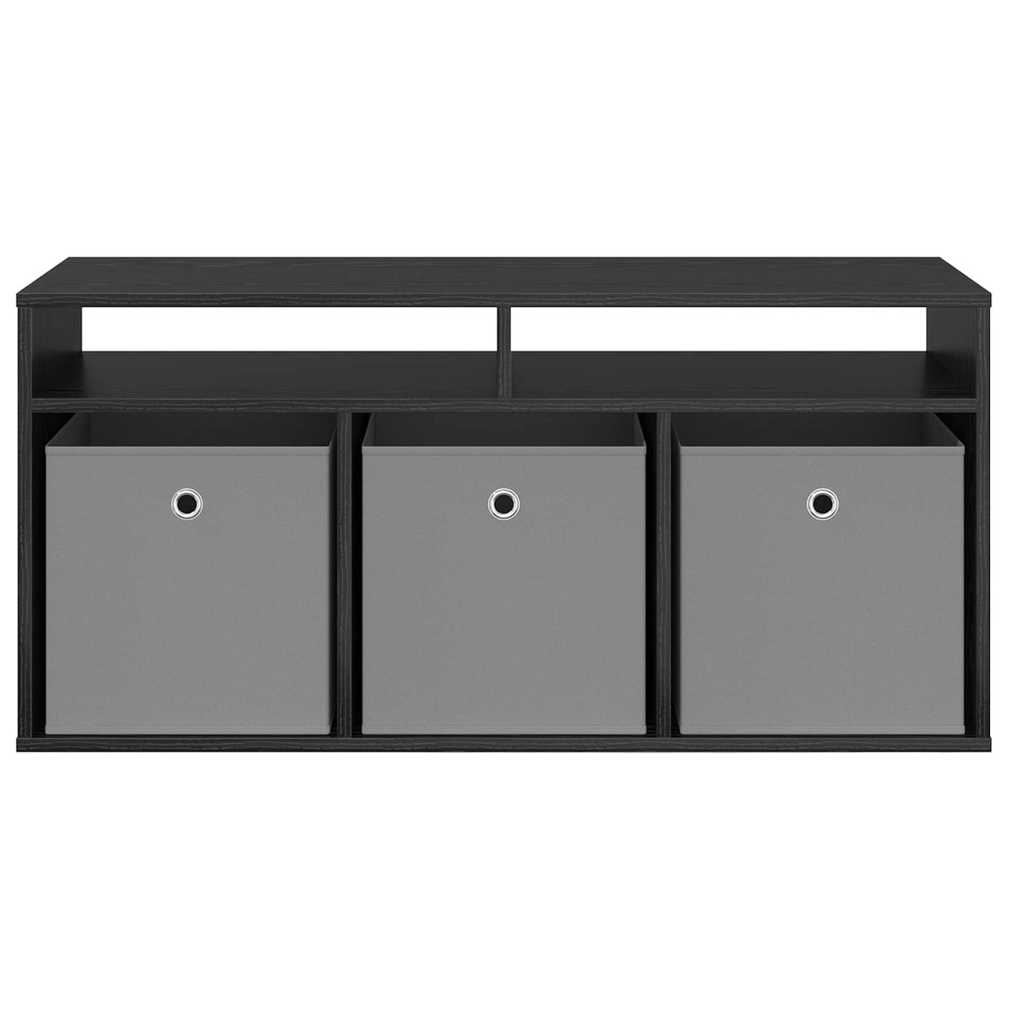Lowboard con cassetto Rovere Nero 102 x 32 x 48,5 cm