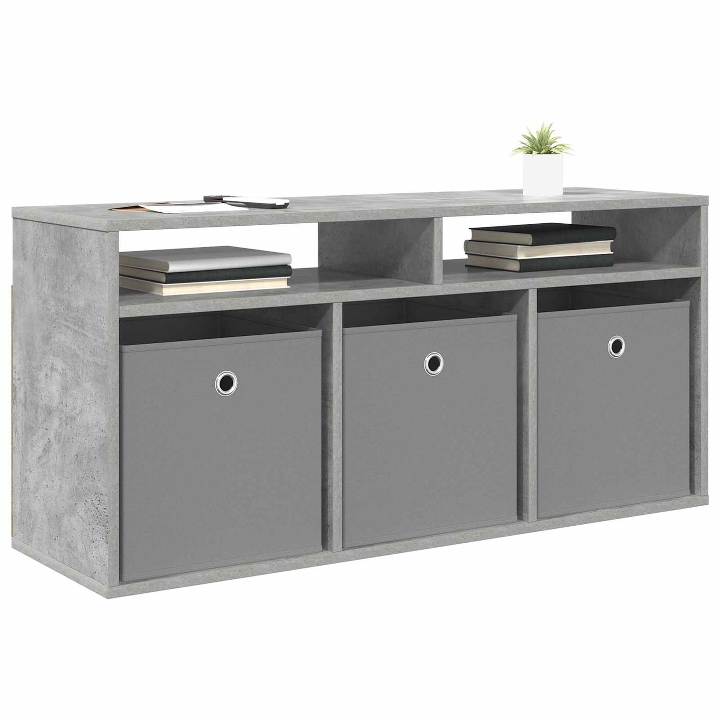 Lowboard con cassetto Grigio cemento 102 x 32 x 48,5 cm | homemem39