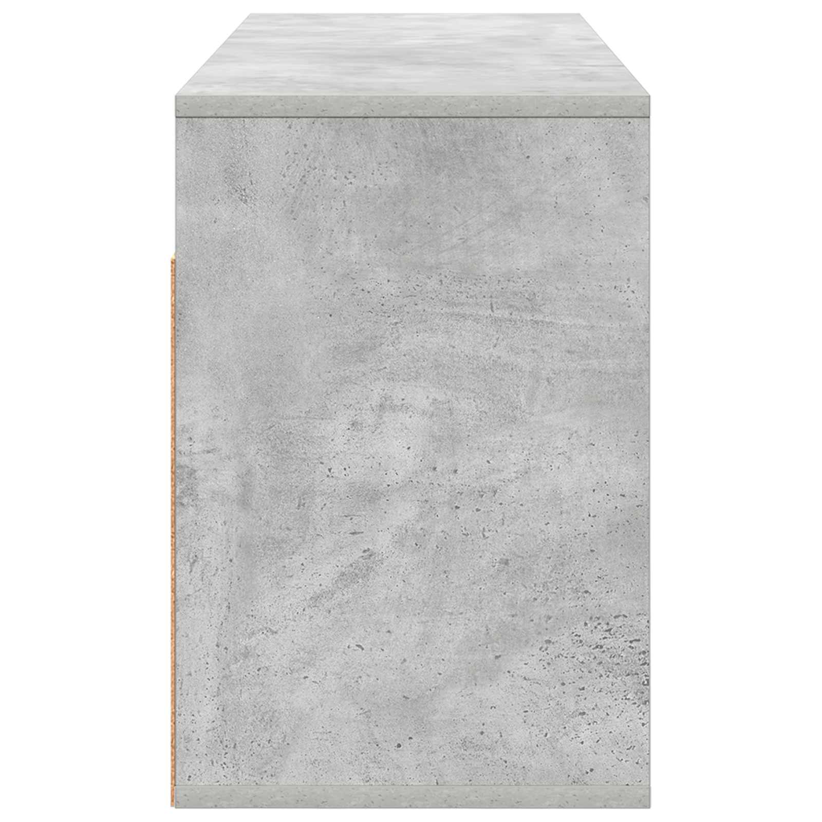 Lowboard con cassetto Grigio cemento 102 x 32 x 48,5 cm | homemem39