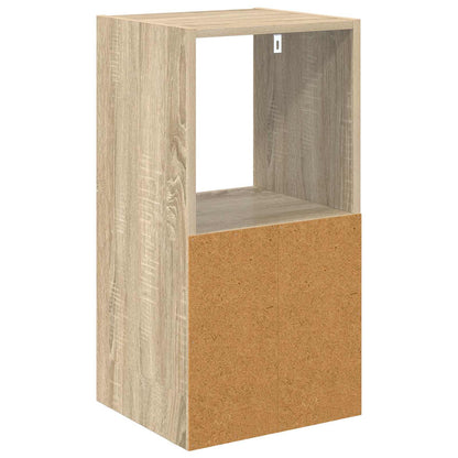 Comodino Rovere Sonoma 35 x 32 x 68,5 cm Legno multistrato | homemem39