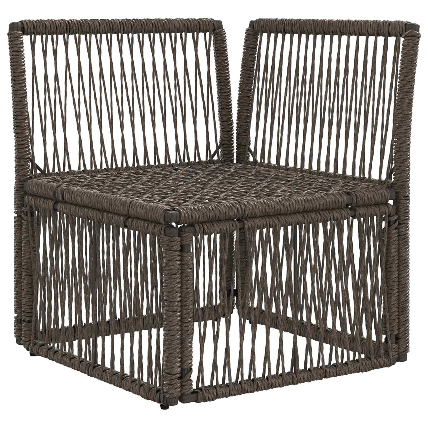 Unità divano angolare Grigio polyrattan | homemem39