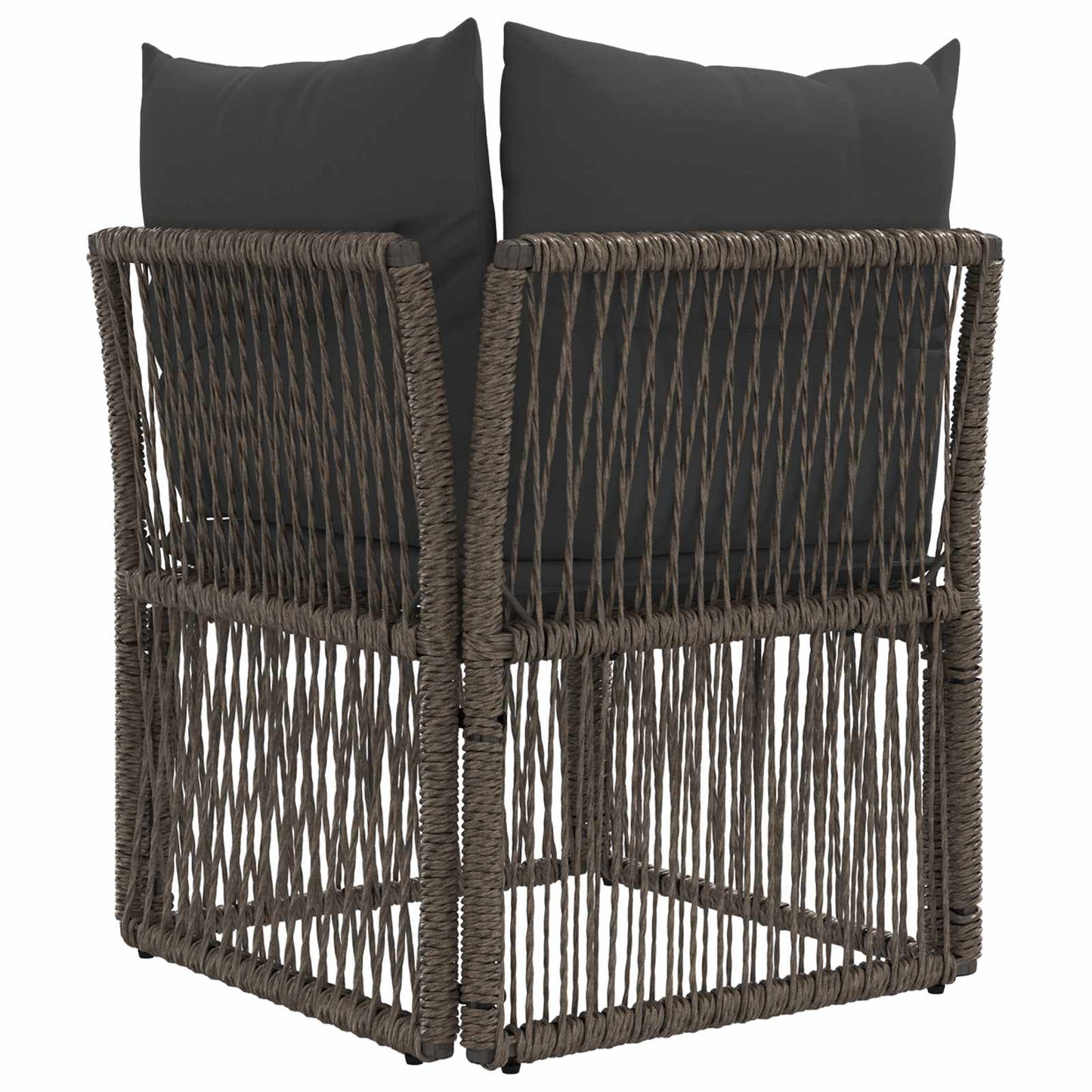 Unità divano angolare Grigio polyrattan | homemem39