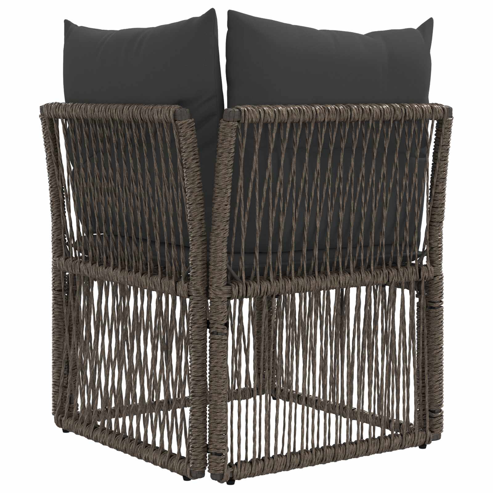 Unità divano angolare Grigio polyrattan | homemem39