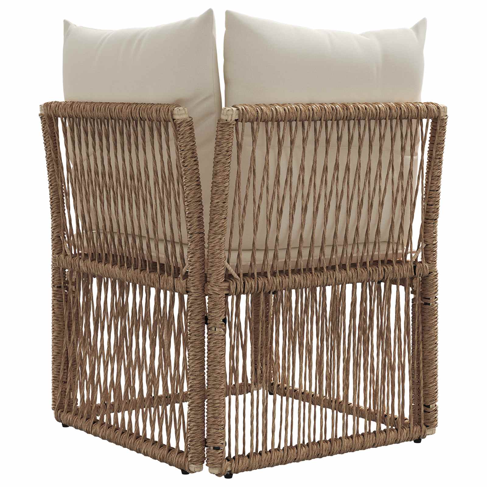 Unità divano angolare Beige polyrattan | homemem39