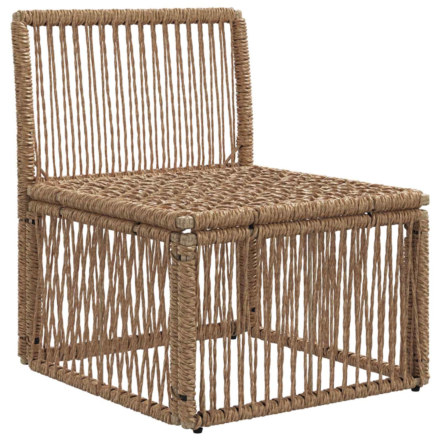 Unità divano senza braccioli Beige polyrattan | homemem39