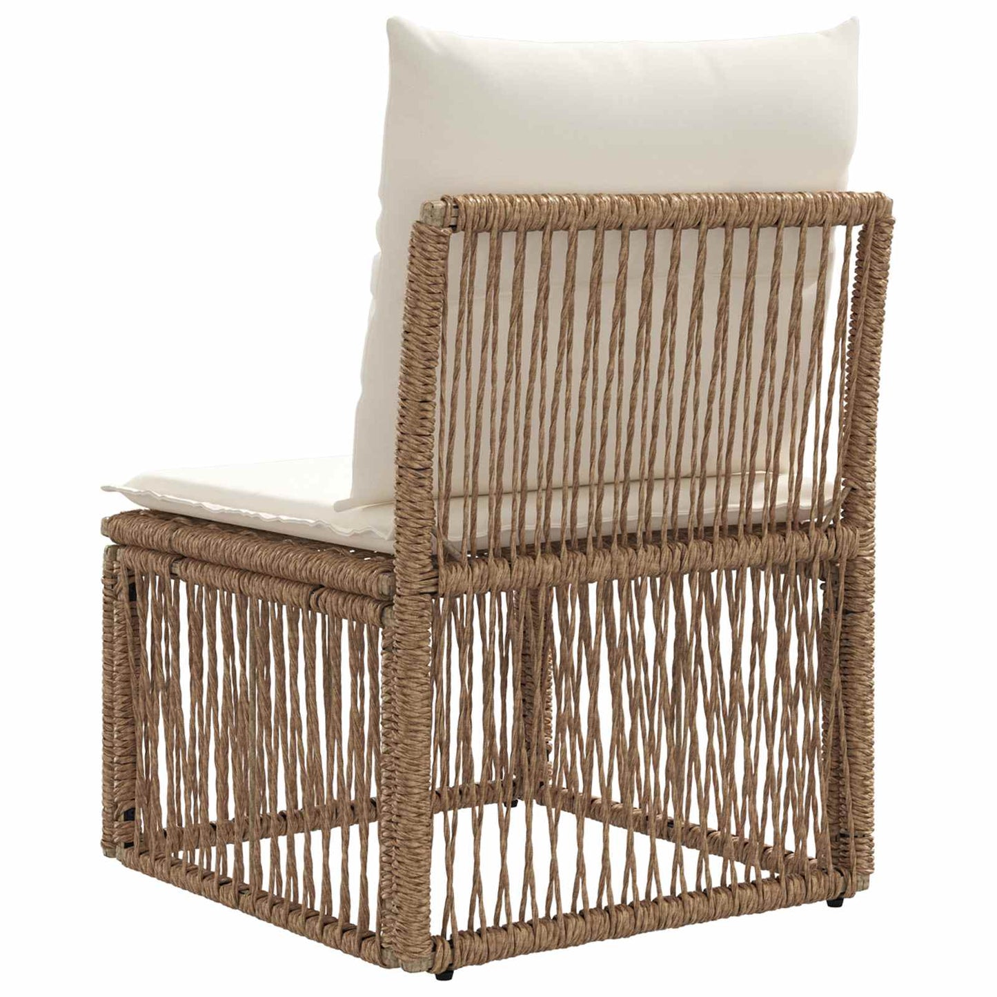 Unità divano senza braccioli Beige polyrattan | homemem39