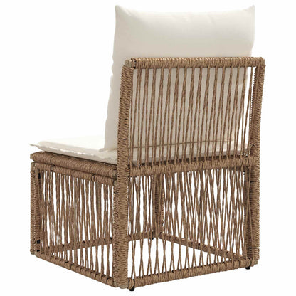 Unità divano senza braccioli Beige polyrattan | homemem39