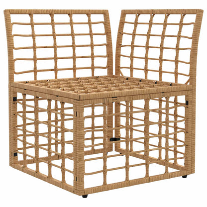 Modulo Divano Angolare da Esterno Naturale polyrattan | homemem39