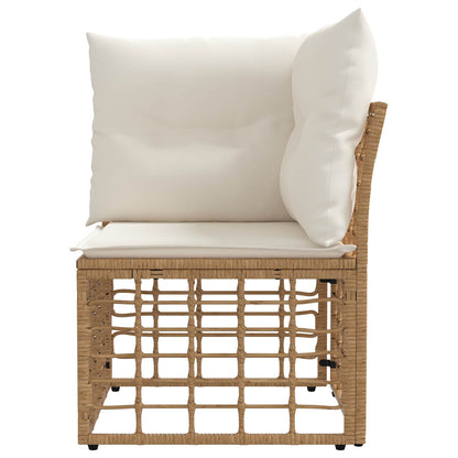 Modulo Divano Angolare da Esterno Naturale polyrattan | homemem39