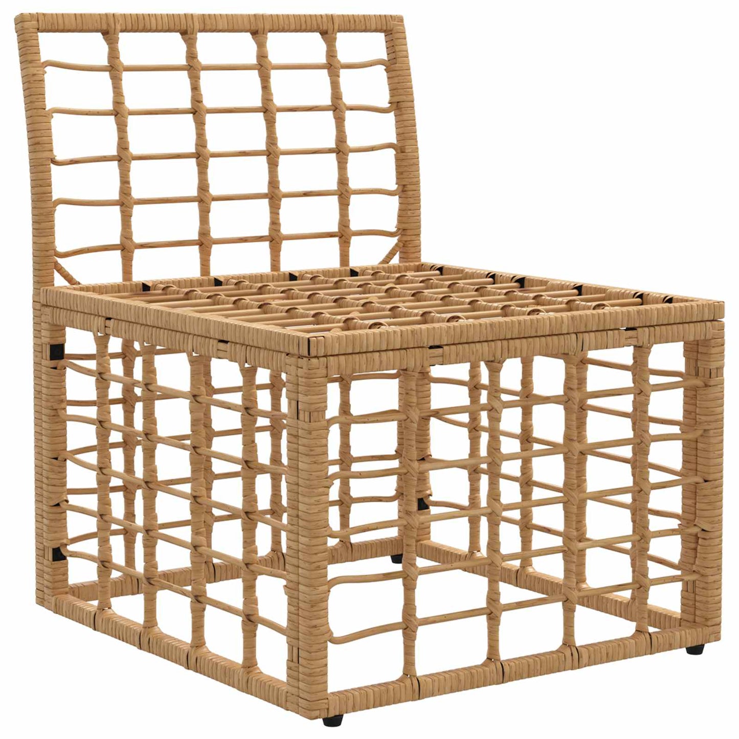 Modulo Divano da Esterno Senza Braccioli Naturale polyrattan | homemem39