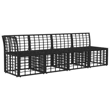 Divano da Giardino 4 Posti con Braccio Sinistro 4 pcs | homemem39