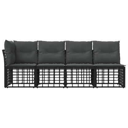 Divano da Giardino 4 Posti con Braccio Sinistro 4 pcs | homemem39