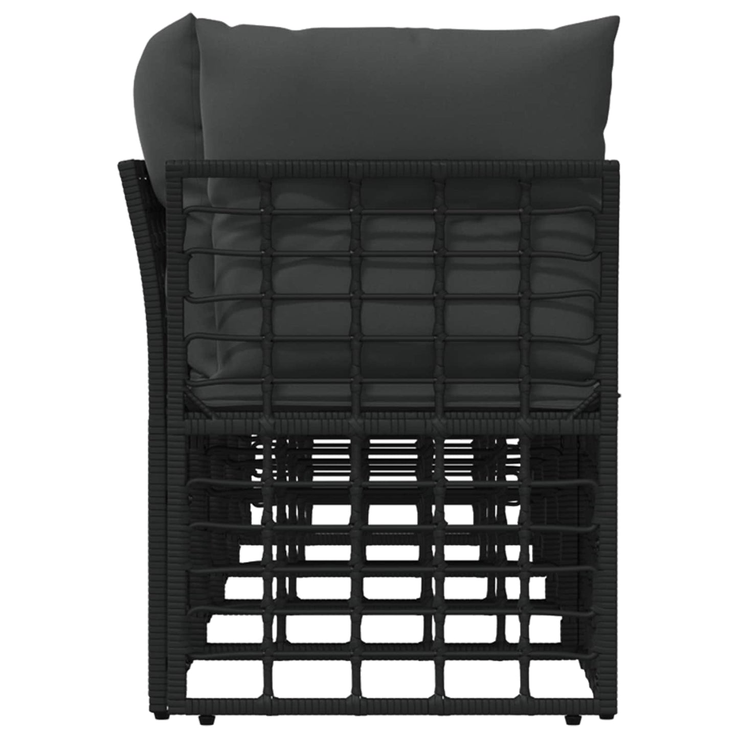 Divano da Giardino 4 Posti con Braccio Sinistro 4 pcs | homemem39