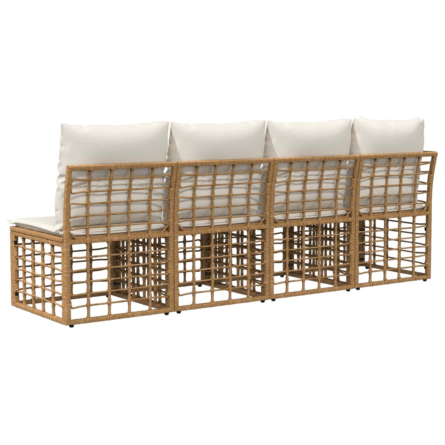 Divano da Giardino 4 Posti con Braccio Sinistro 4 pcs | homemem39