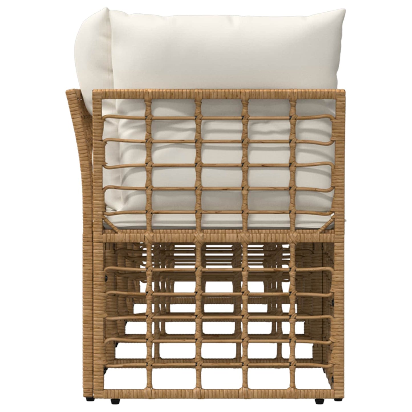 Divano da Giardino 4 Posti con Braccio Sinistro 4 pcs | homemem39