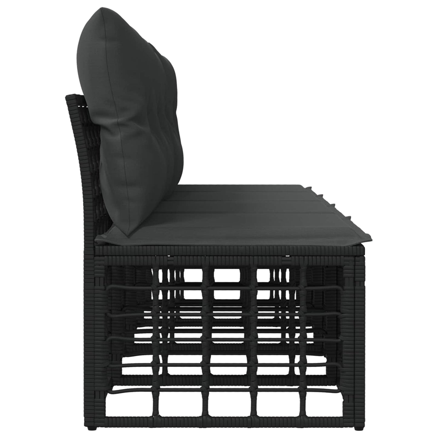 Divano da Giardino 4 Posti Senza Braccioli 4 pcs | homemem39