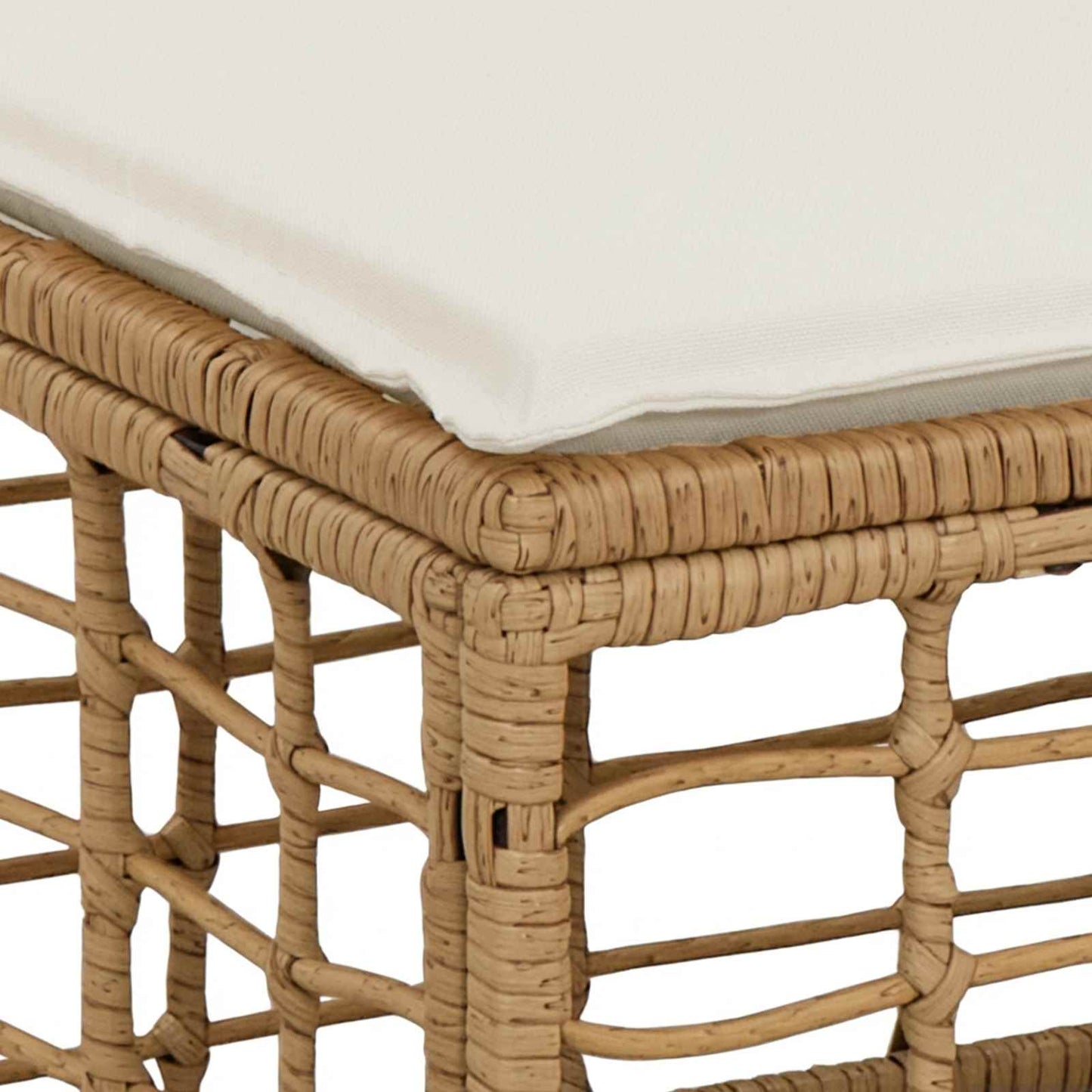 Divano da Giardino 4 Posti Senza Braccioli 4 pcs | homemem39