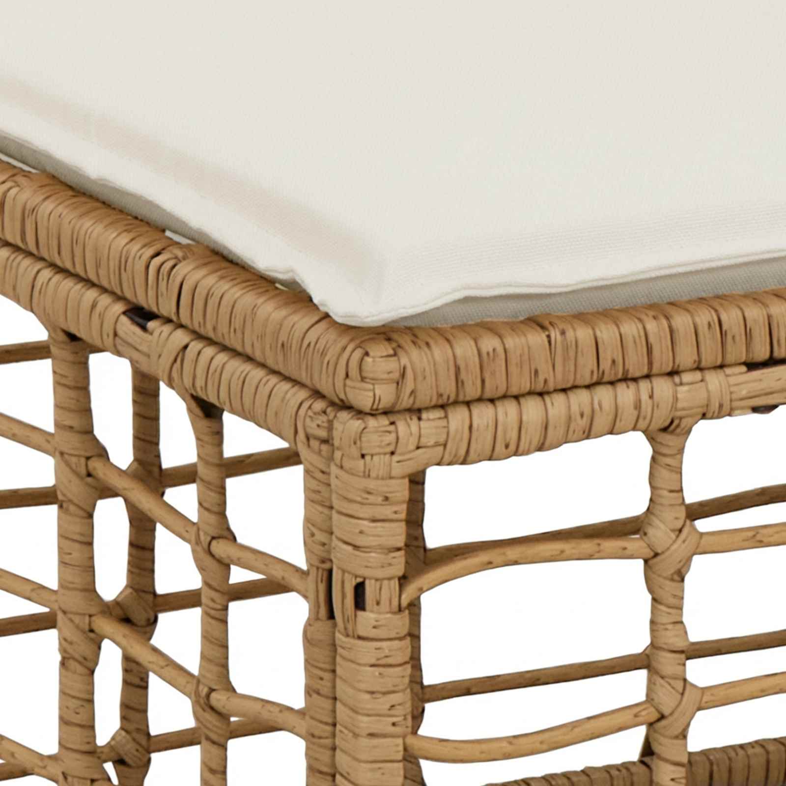 Divano da Giardino 4 Posti Senza Braccioli 4 pcs | homemem39