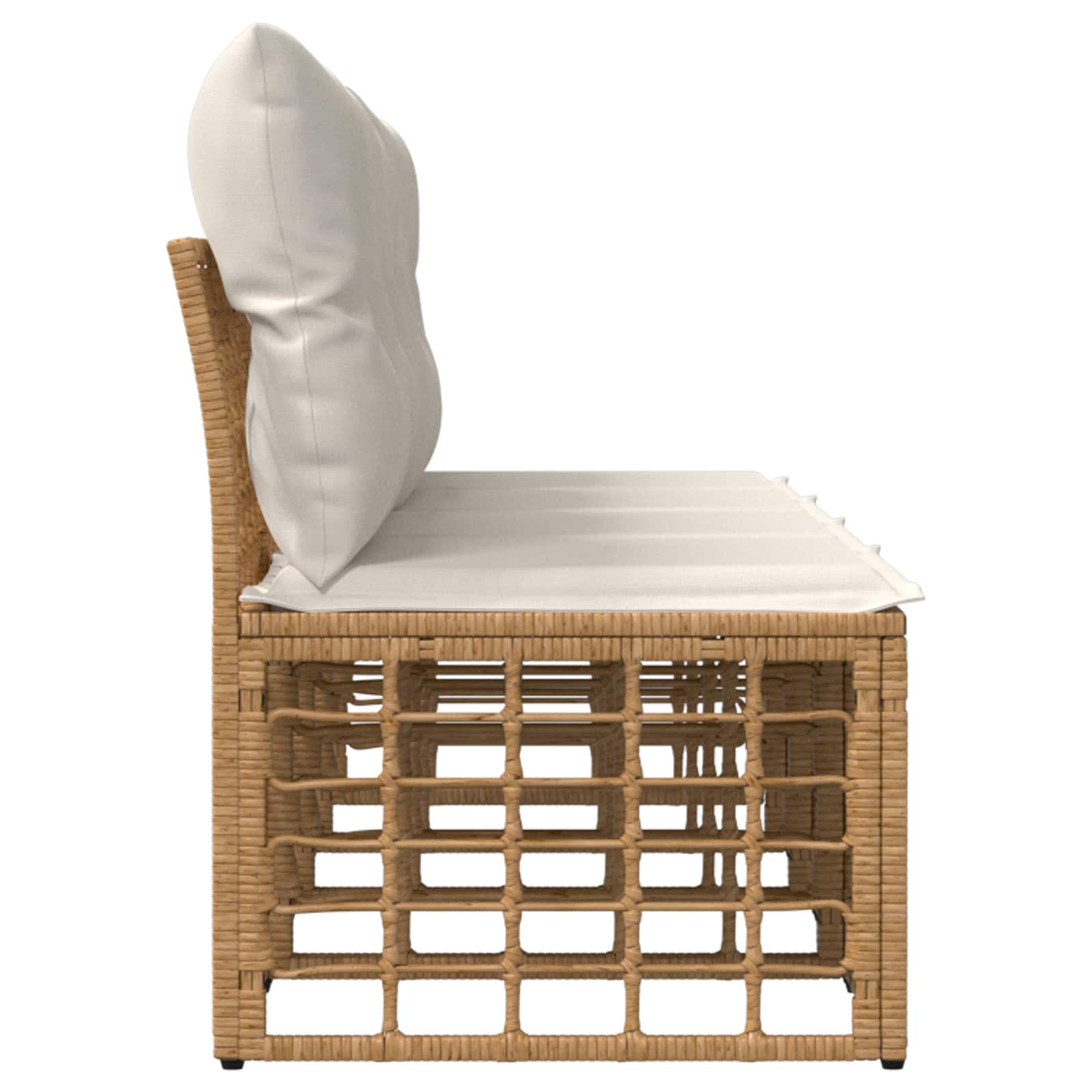 Divano da Giardino 4 Posti Senza Braccioli 4 pcs | homemem39
