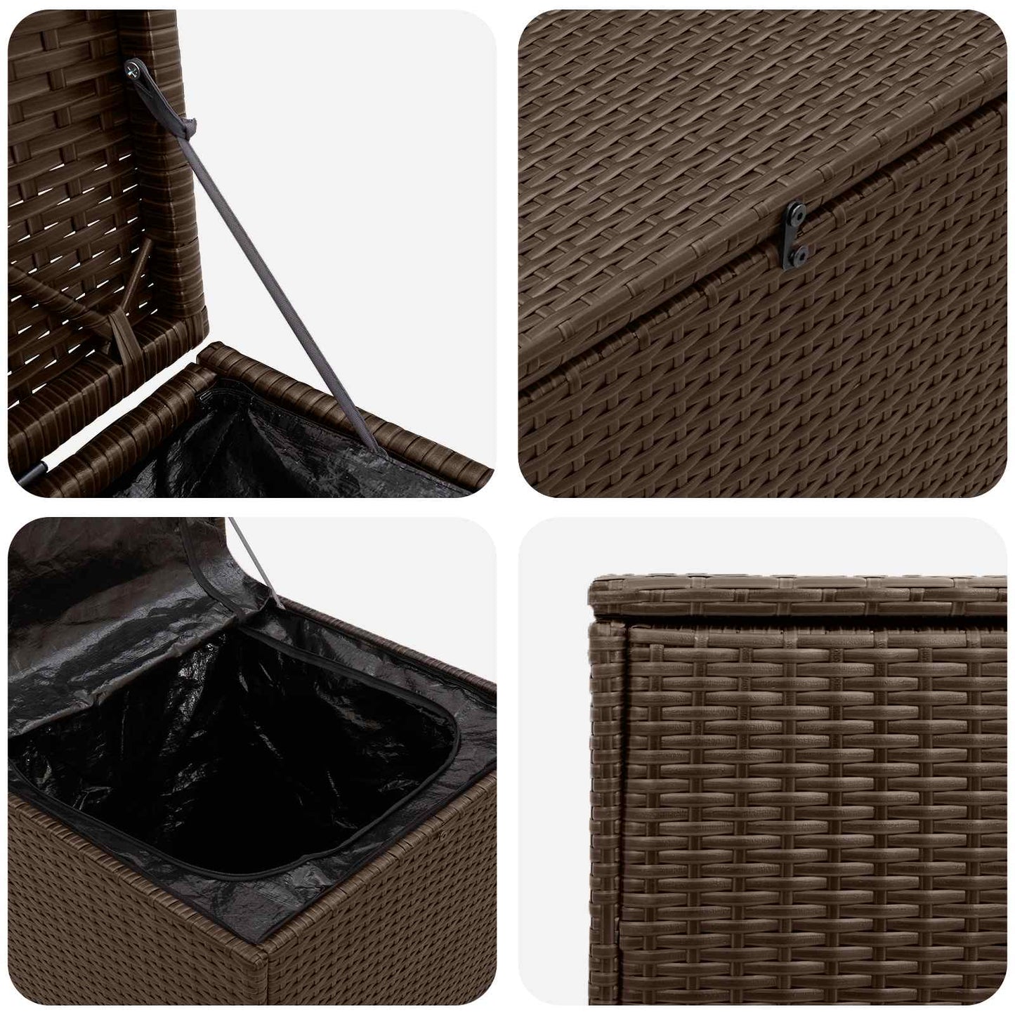 Scatola per Cuscini 55 x 55 x 69 cm acciaio | homemem39