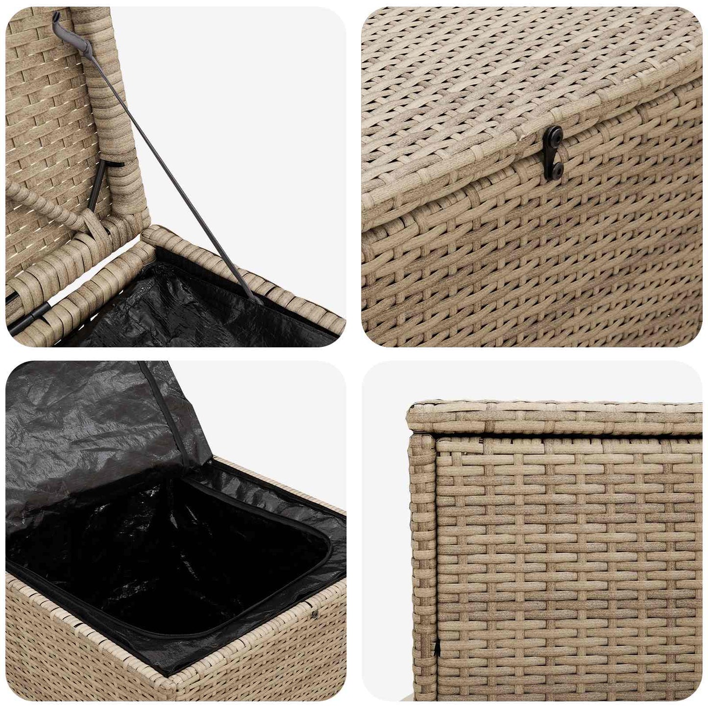 Scatola per Cuscini 55 x 55 x 69 cm acciaio | homemem39