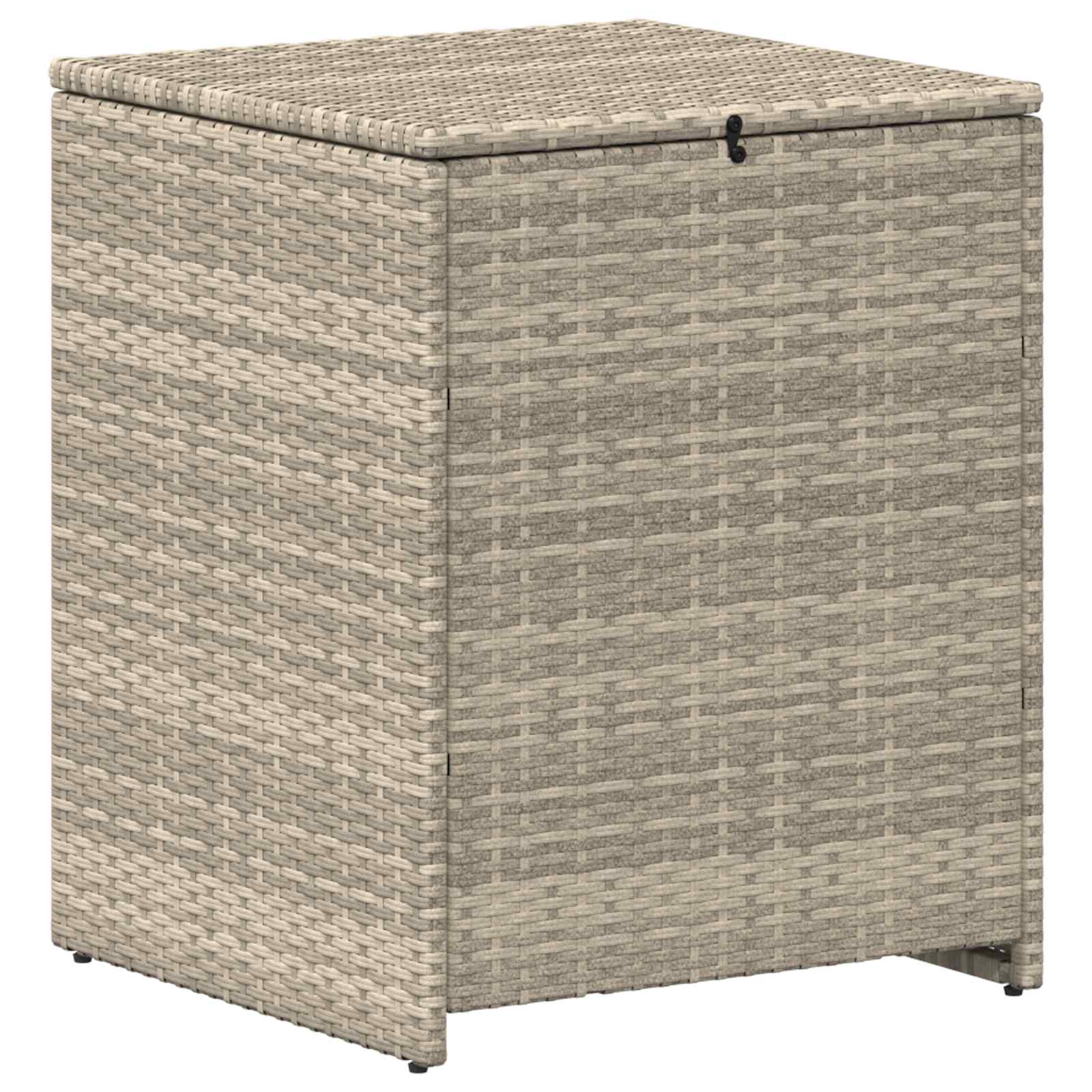 Scatola per Cuscini Grigio chiaro 55 x 55 x 69 cm polyrattan | homemem39