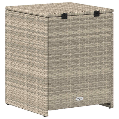 Scatola per Cuscini Grigio chiaro 55 x 55 x 69 cm polyrattan | homemem39