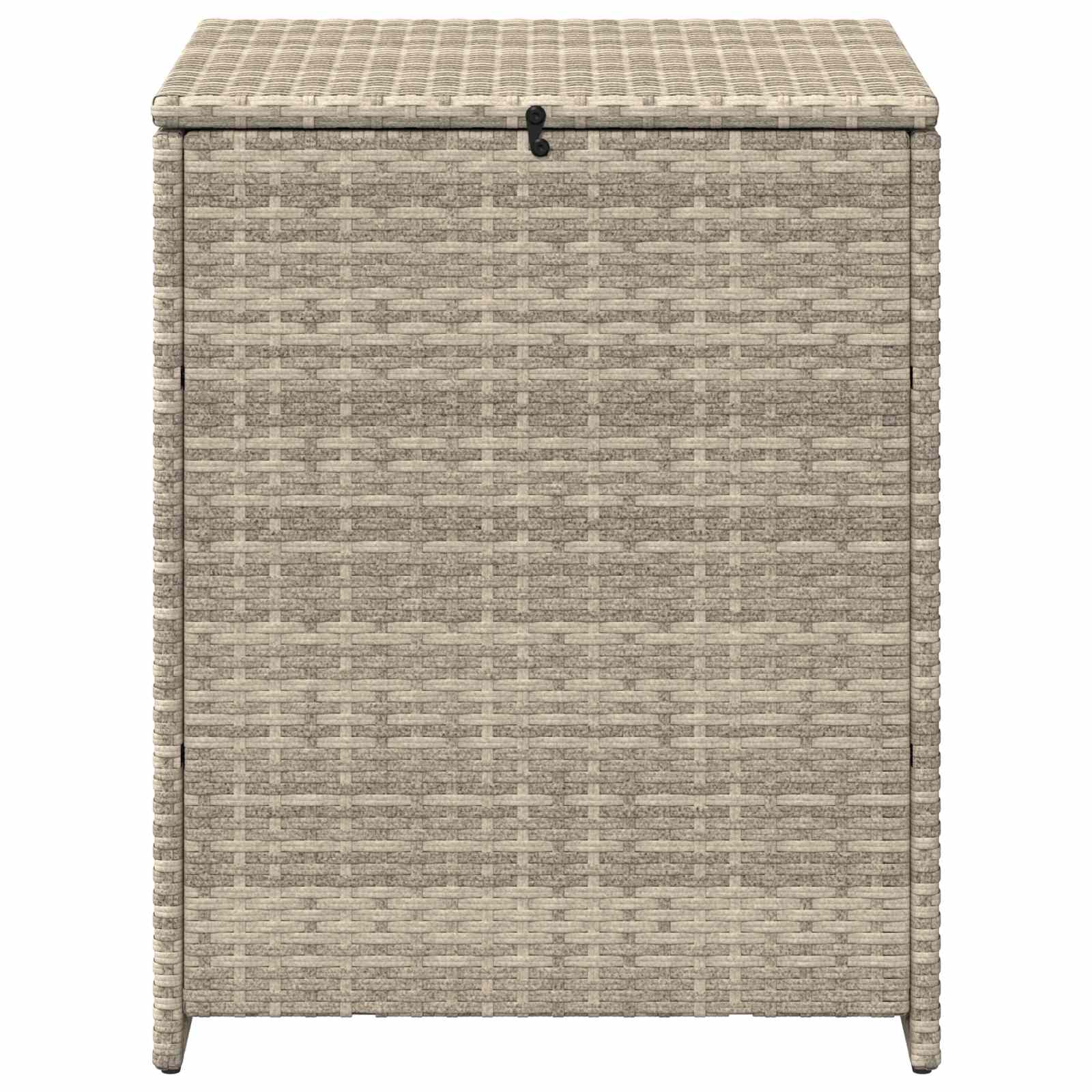 Scatola per Cuscini Grigio chiaro 55 x 55 x 69 cm polyrattan | homemem39