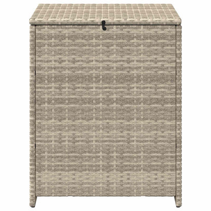 Scatola per Cuscini Grigio chiaro 55 x 55 x 69 cm polyrattan | homemem39