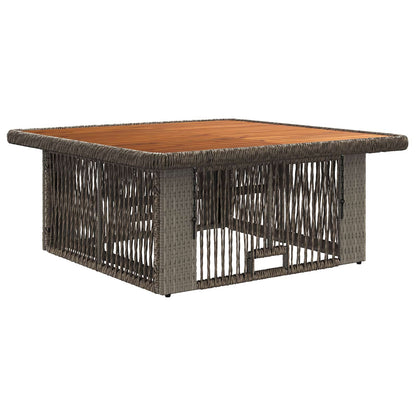 Set da Pranzo per Giardino 3 pz Grigio e Grigio Scuro