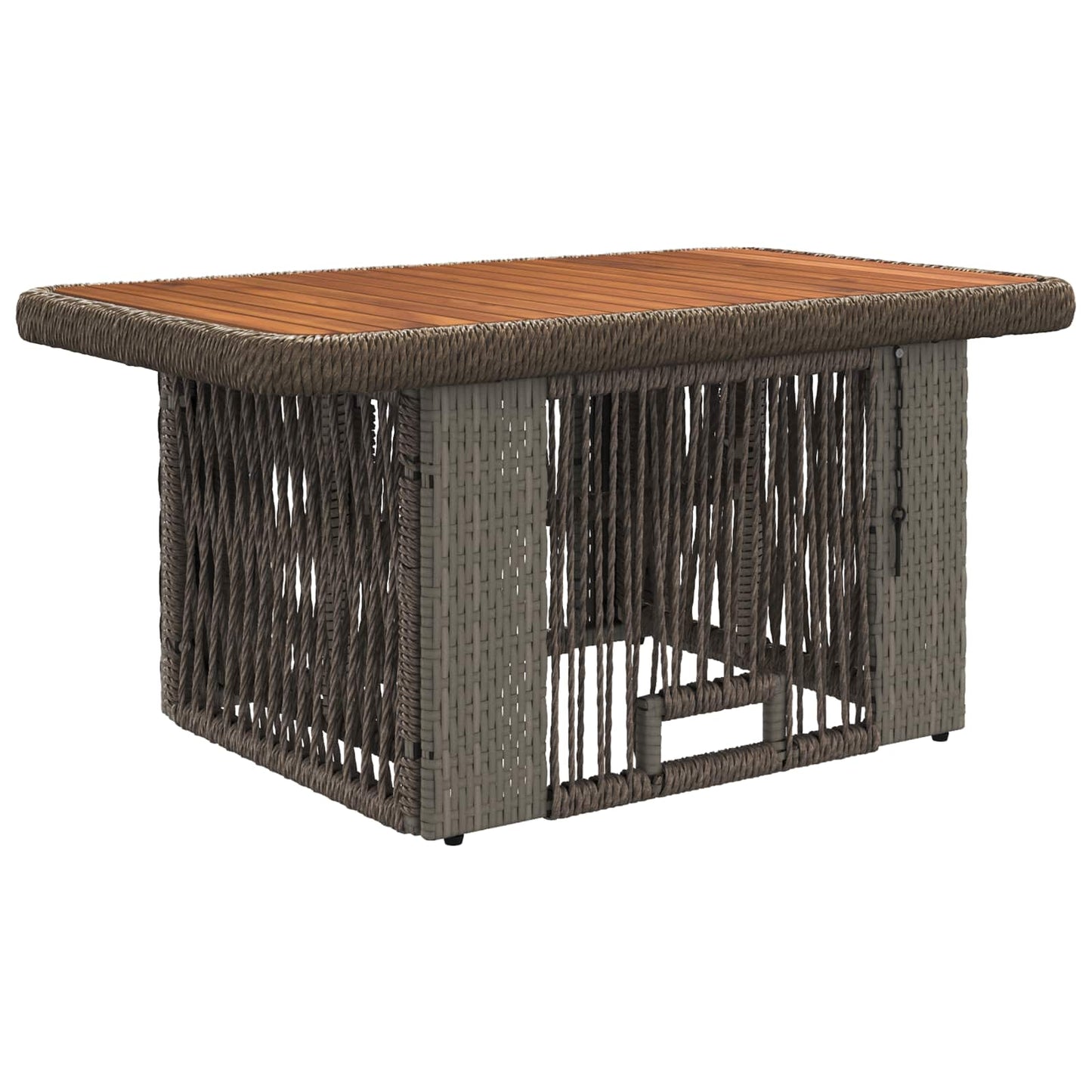 Set da Pranzo per Giardino 3 pcs Grigio e Grigio Scuro | homemem39