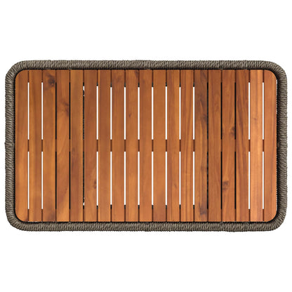 Set da Pranzo per Giardino 3 pcs Grigio e Grigio Scuro | homemem39