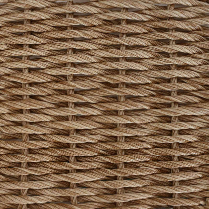 Set da Pranzo per Giardino 4 pcs Beige e Crema polyrattan | homemem39
