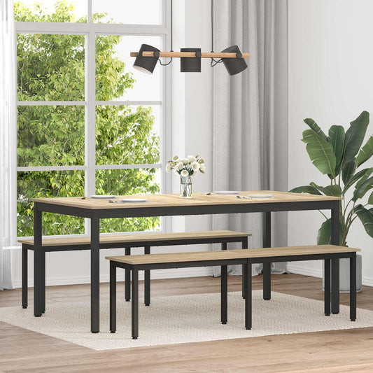 Tavoli da pranzo 2 pcs 180 x 90 x 75 cm Legno multistrato | homemem39