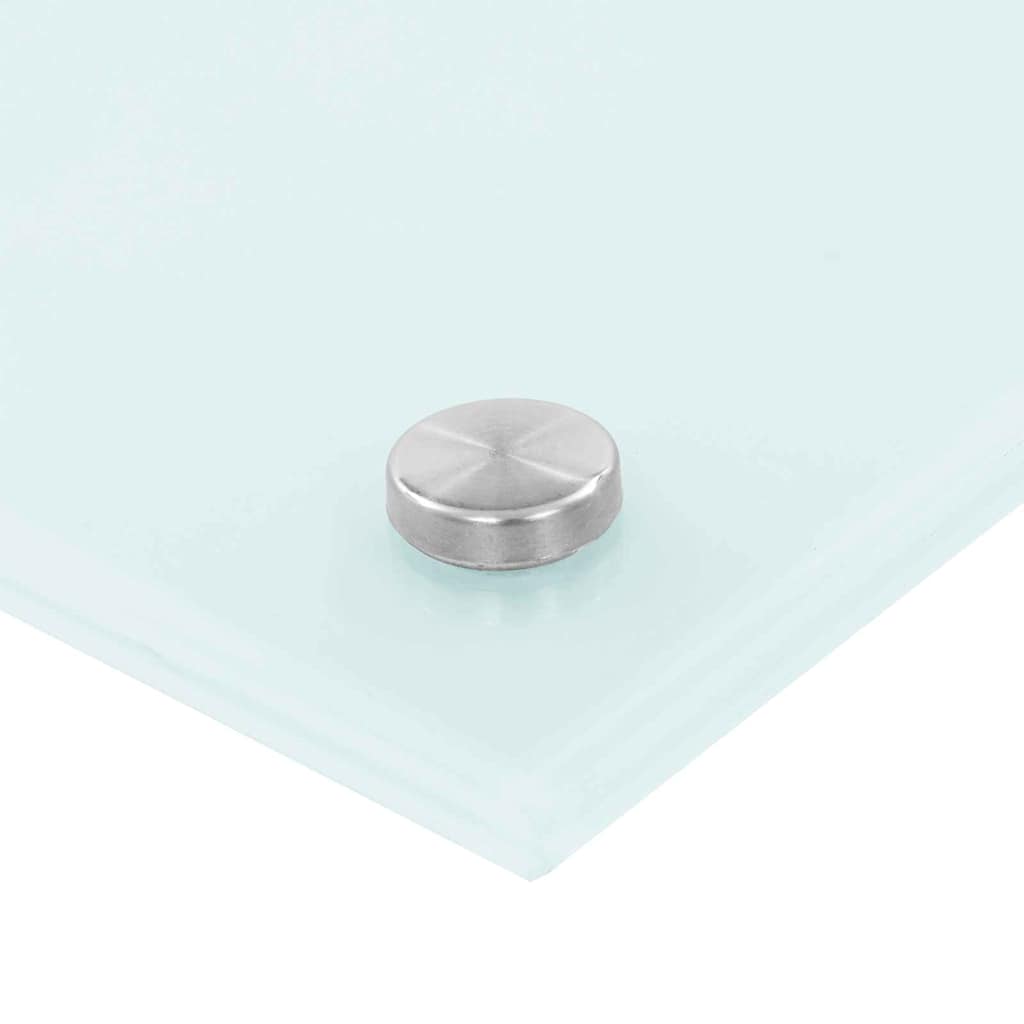 Schienale da cucina 2 pcs Bianco 90 x 50 cm vetro temperato | homemem39