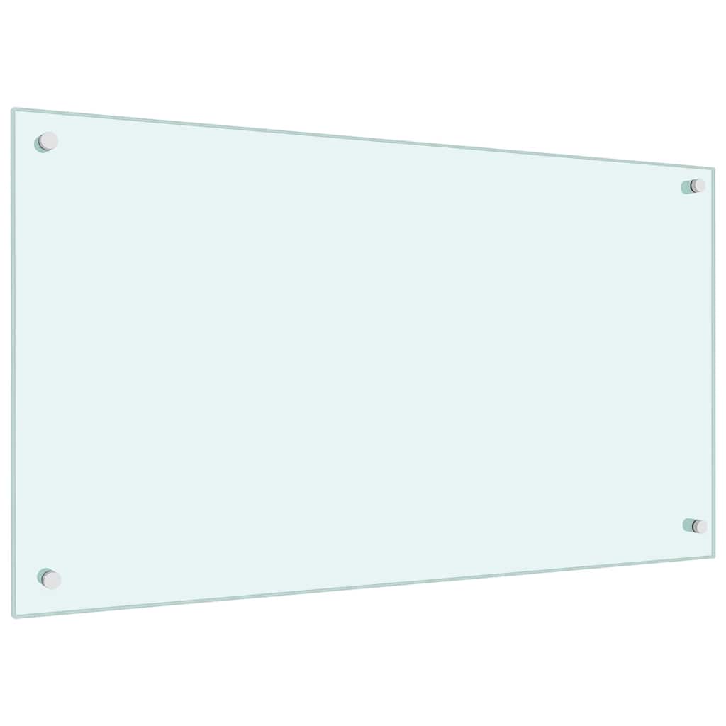 Schienale da cucina 2 pcs Bianco 90 x 50 cm vetro temperato | homemem39