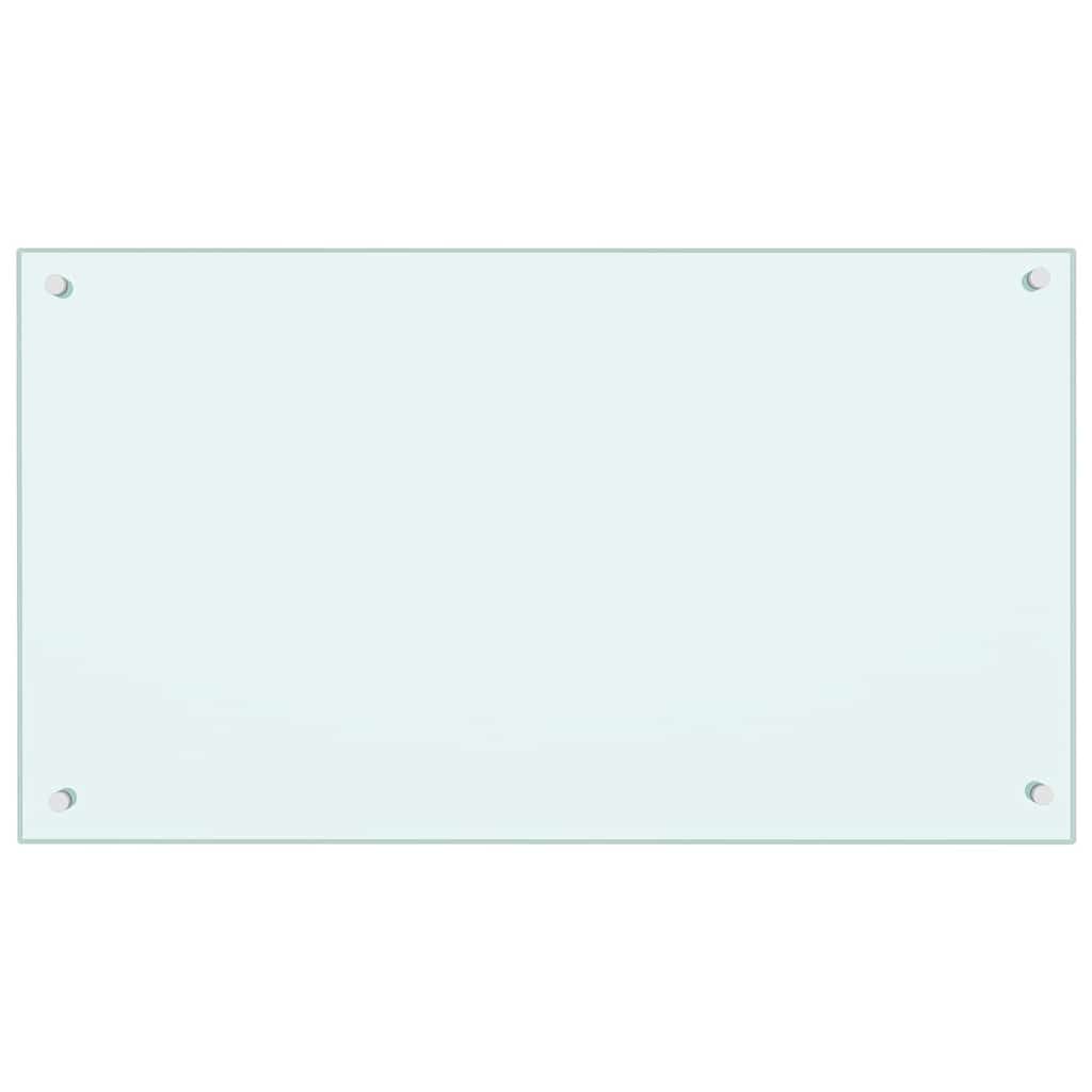 Schienale da cucina 2 pcs Bianco 90 x 50 cm vetro temperato | homemem39