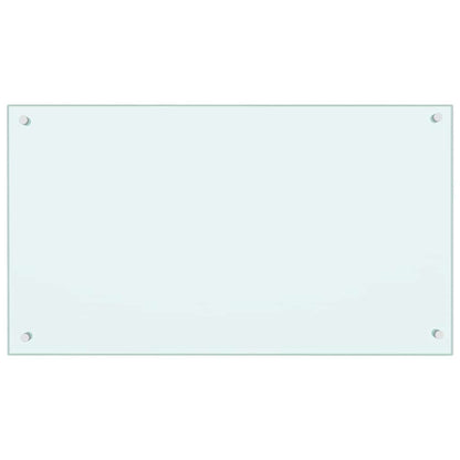 Schienale da cucina 2 pcs Bianco 90 x 50 cm vetro temperato | homemem39