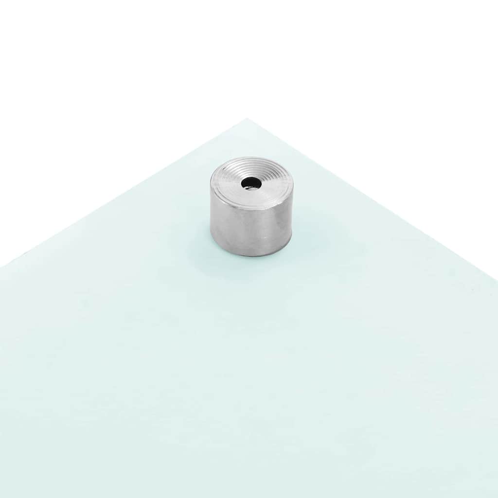 Schienale da cucina 2 pcs Bianco 100 x 40 cm vetro temperato | homemem39