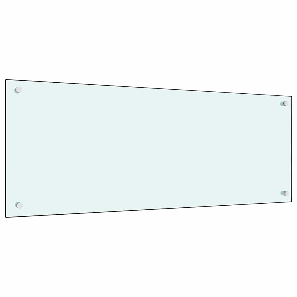 Schienale da cucina 2 pcs Bianco 100 x 40 cm vetro temperato | homemem39