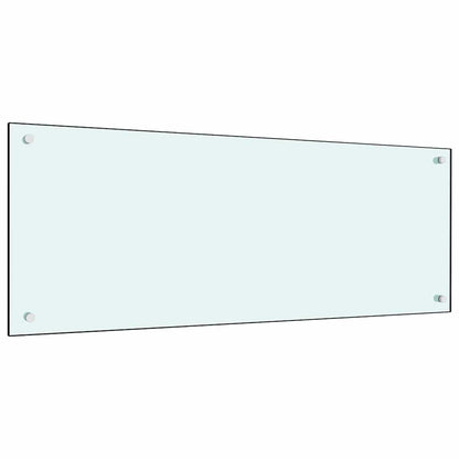 Schienale da cucina 2 pcs Bianco 100 x 40 cm vetro temperato | homemem39
