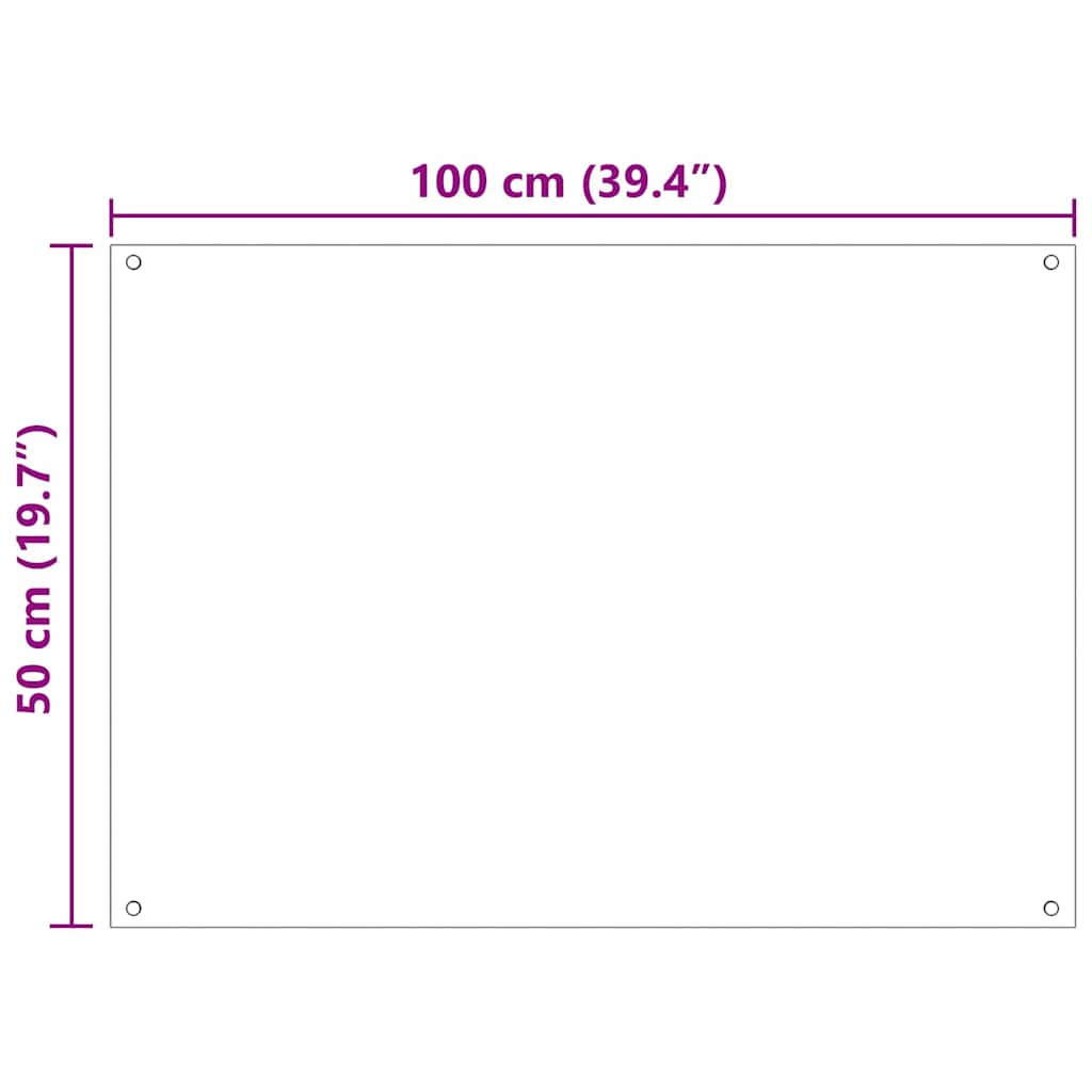 Schienale da cucina 2 pcs Nero 100 x 50 cm vetro temperato | homemem39