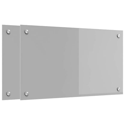 Rivestimento da Cucina 2 pcs Grigio chiaro 70 x 40 cm