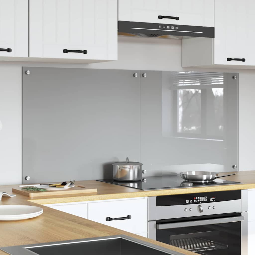 Schienale da cucina 2 pcs Grigio chiaro 70 x 60 cm | homemem39