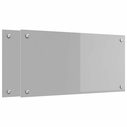 Schienale da cucina 2 pcs Grigio chiaro 80 x 40 cm | homemem39