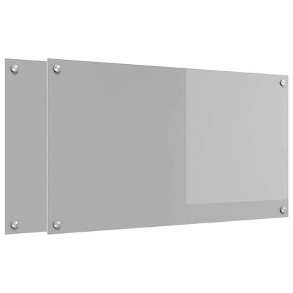 Schienale da cucina 2 pcs Grigio chiaro 90 x 50 cm | homemem39